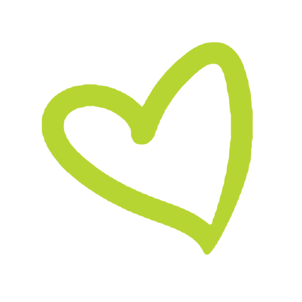 Respite for All Heart in a yellow-green outline.